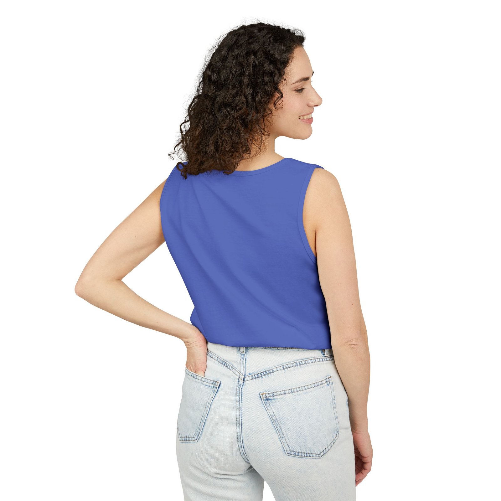 Unisex Garment-Dyed Tank Top — 'ORKY BFF: The Future of Kids Learning' Colorful Playful Tee - Image 39