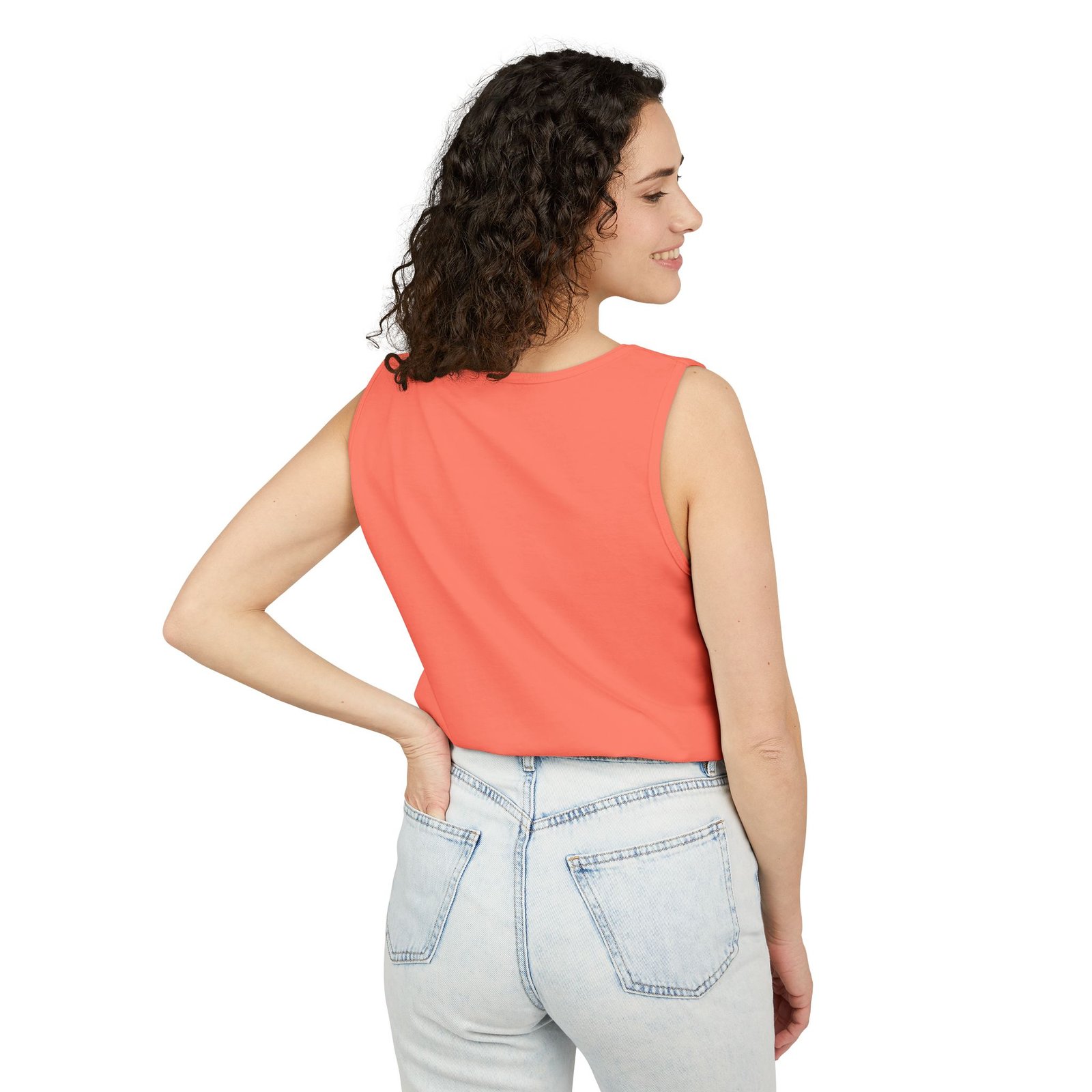 Unisex Garment-Dyed Tank Top — 'ORKY BFF: The Future of Kids Learning' Colorful Playful Tee - Image 9
