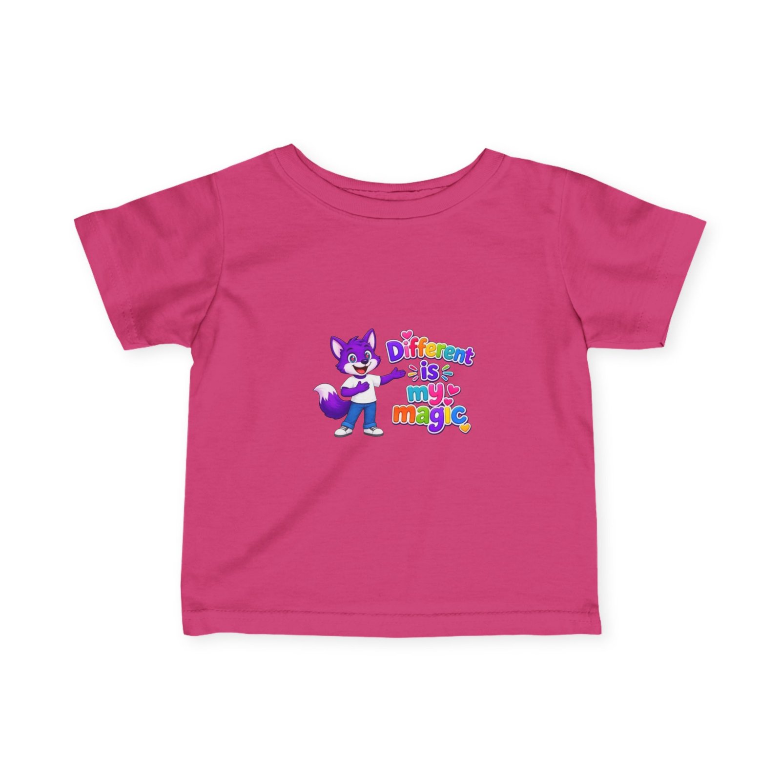 Infant Fine Jersey Tee— "Different is my Magic" - Image 61