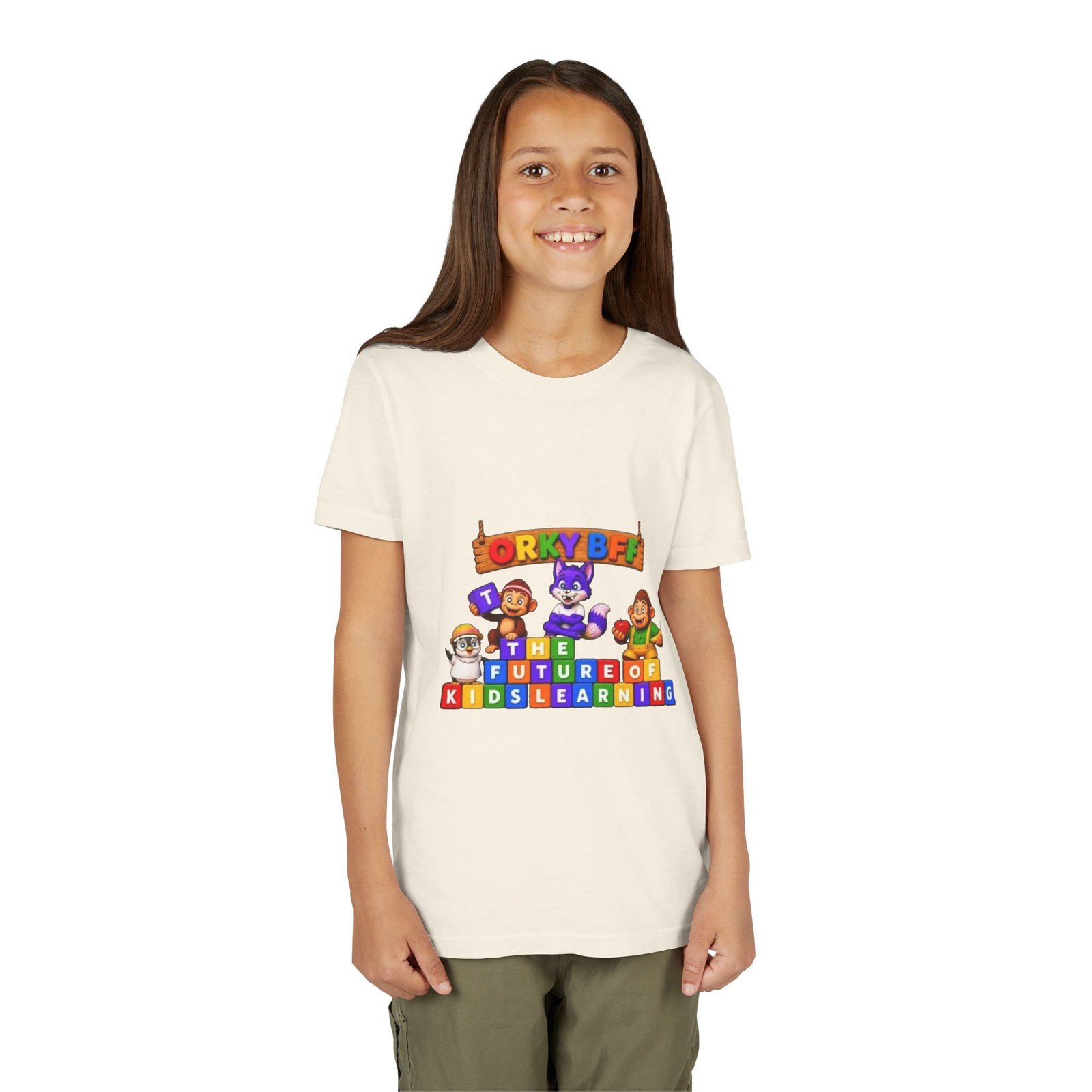 Youth Short Sleeve Tee — 'The Future of Kids Learning' - Image 24