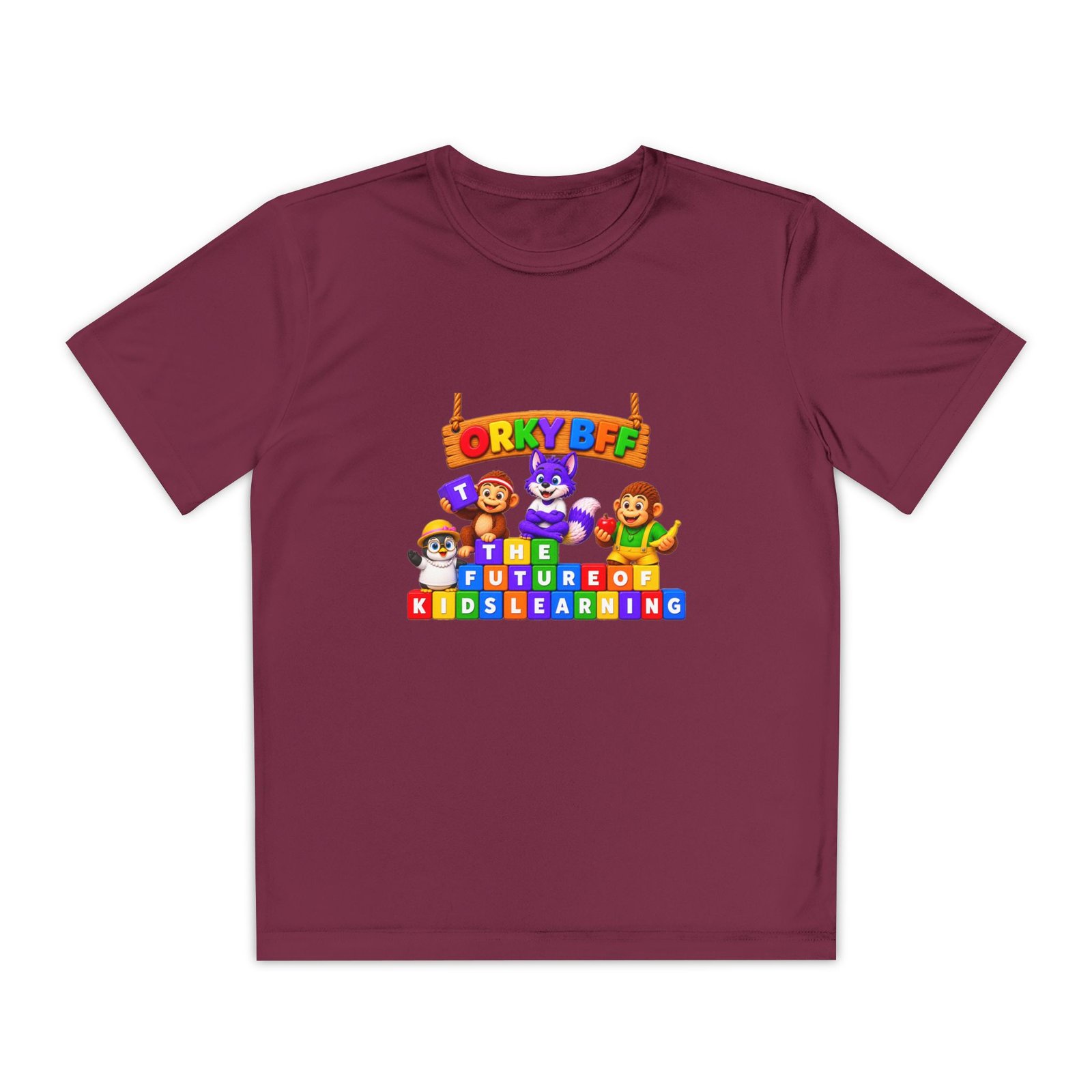 Youth Competitor Tee — 'The Future Kids Learning' - Image 73