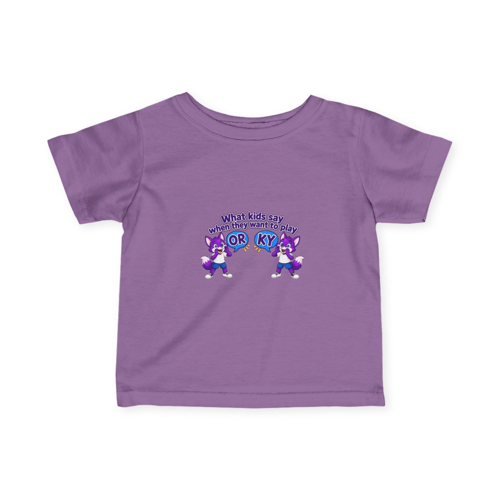 Infant Fine Jersey Tee — "What kids say " - Image 53