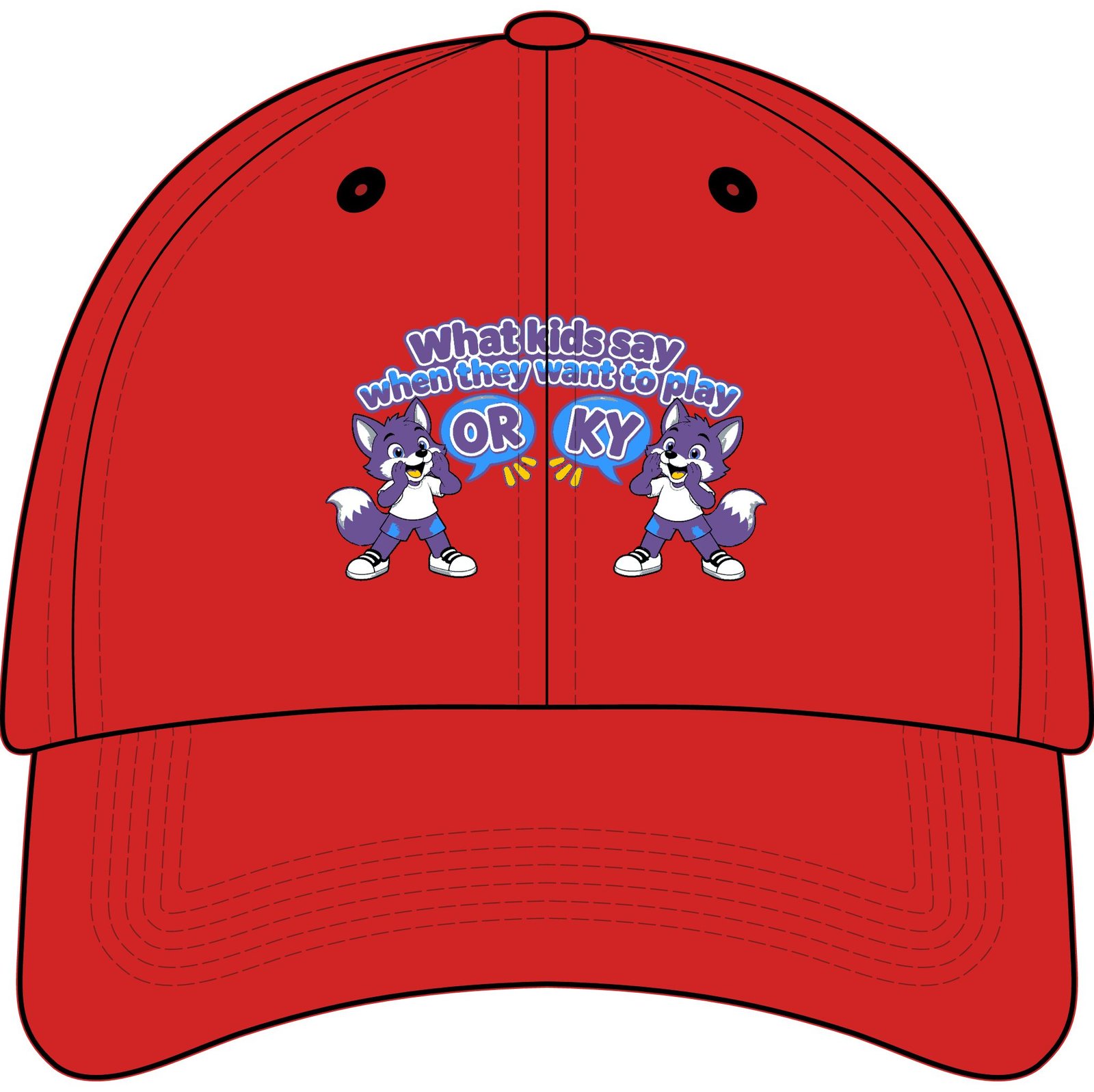 Youth Baseball Cap — 'What Kids Say " - Image 5