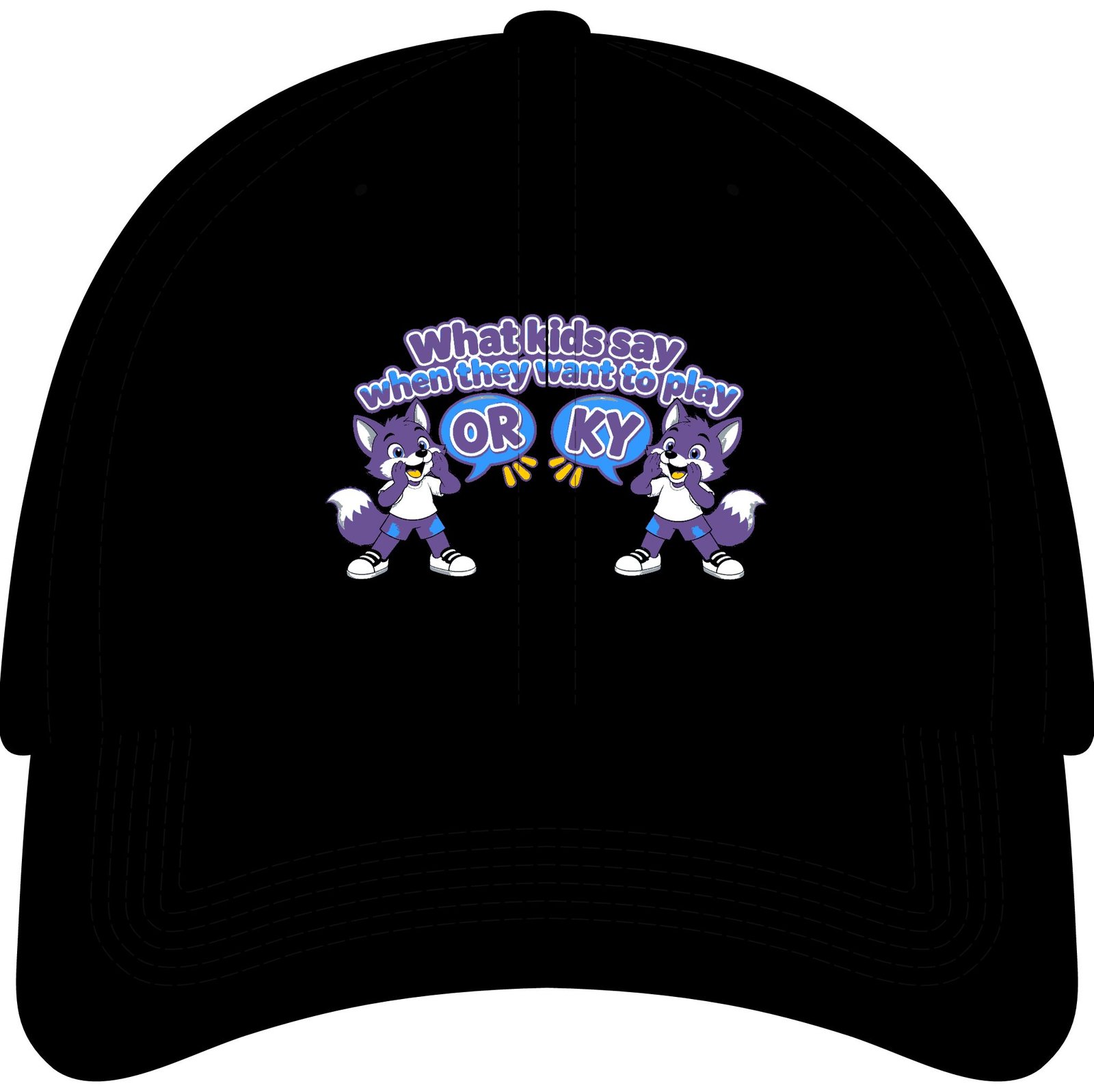 Youth Baseball Cap — 'What Kids Say " - Image 9
