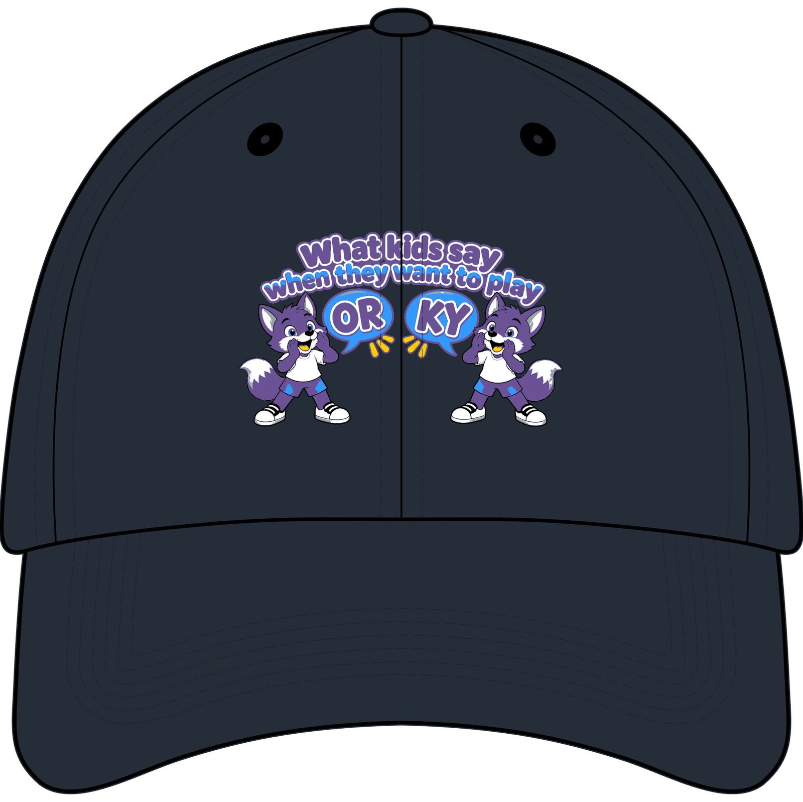 Youth Baseball Cap — 'What Kids Say " - Image 25
