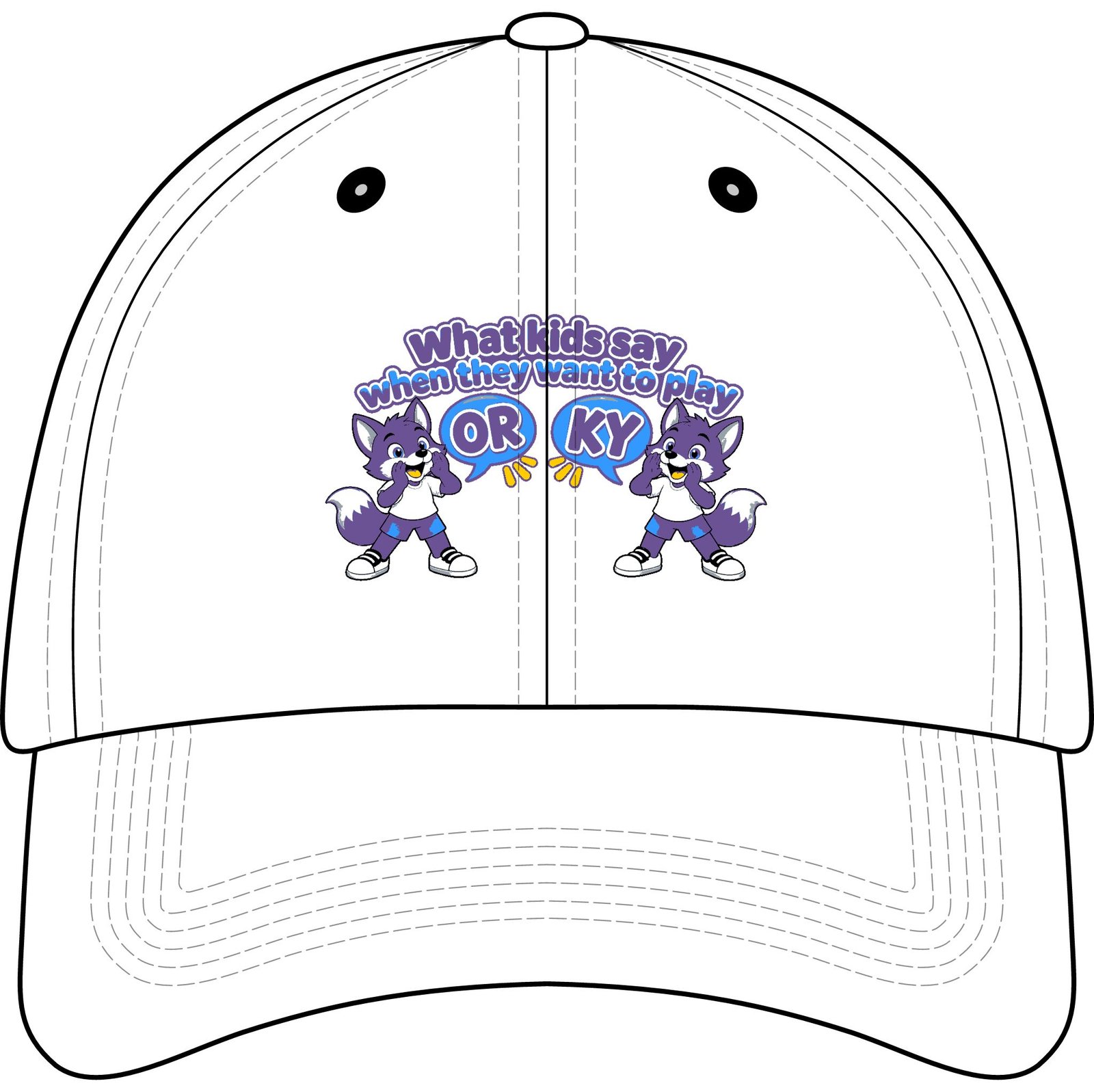 Youth Baseball Cap — 'What Kids Say "
