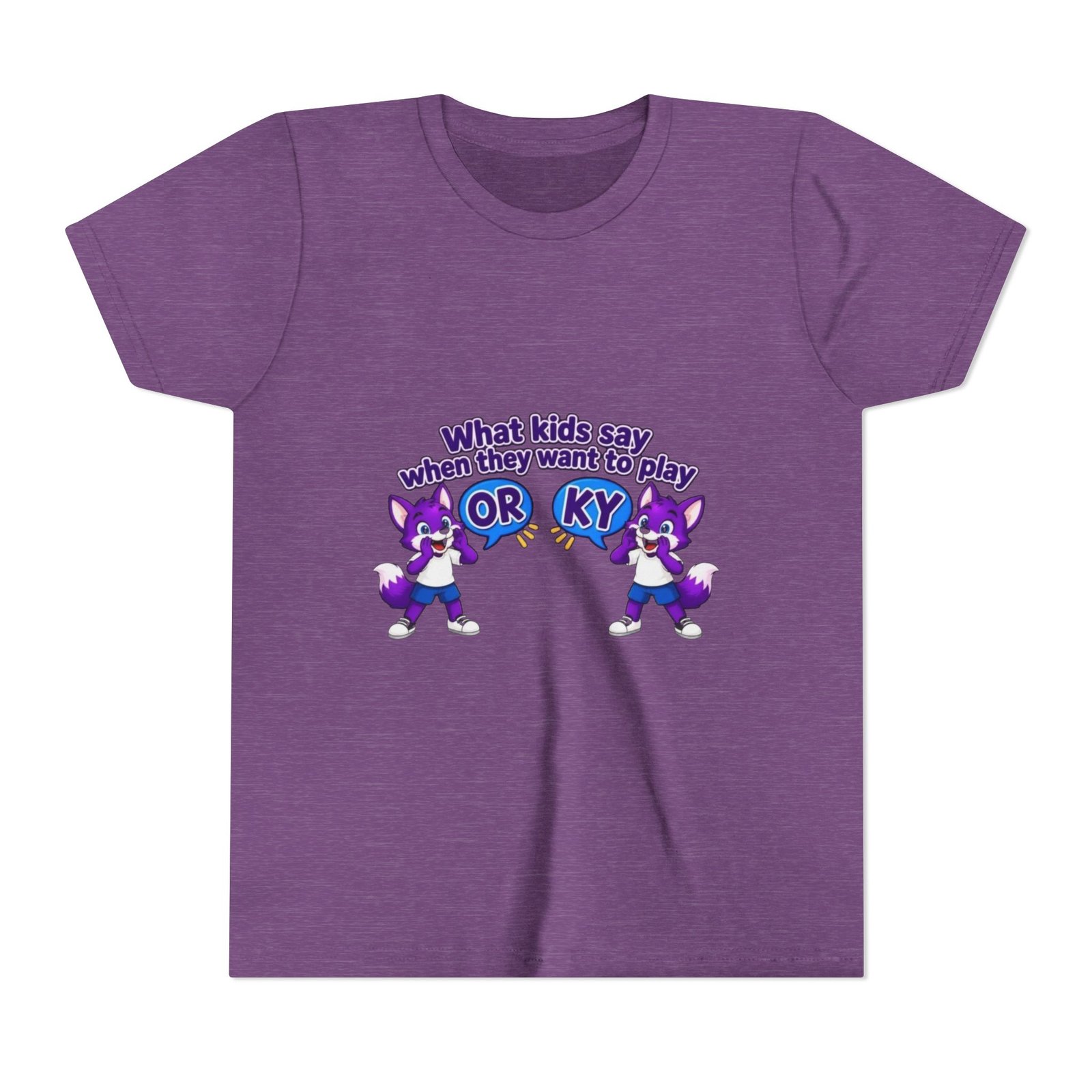 Youth Short Sleeve Tee — "What Kids Say " - Image 77
