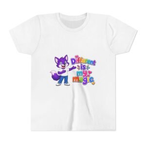 Youth Short Sleeve Tee- "Different is My Magic"
