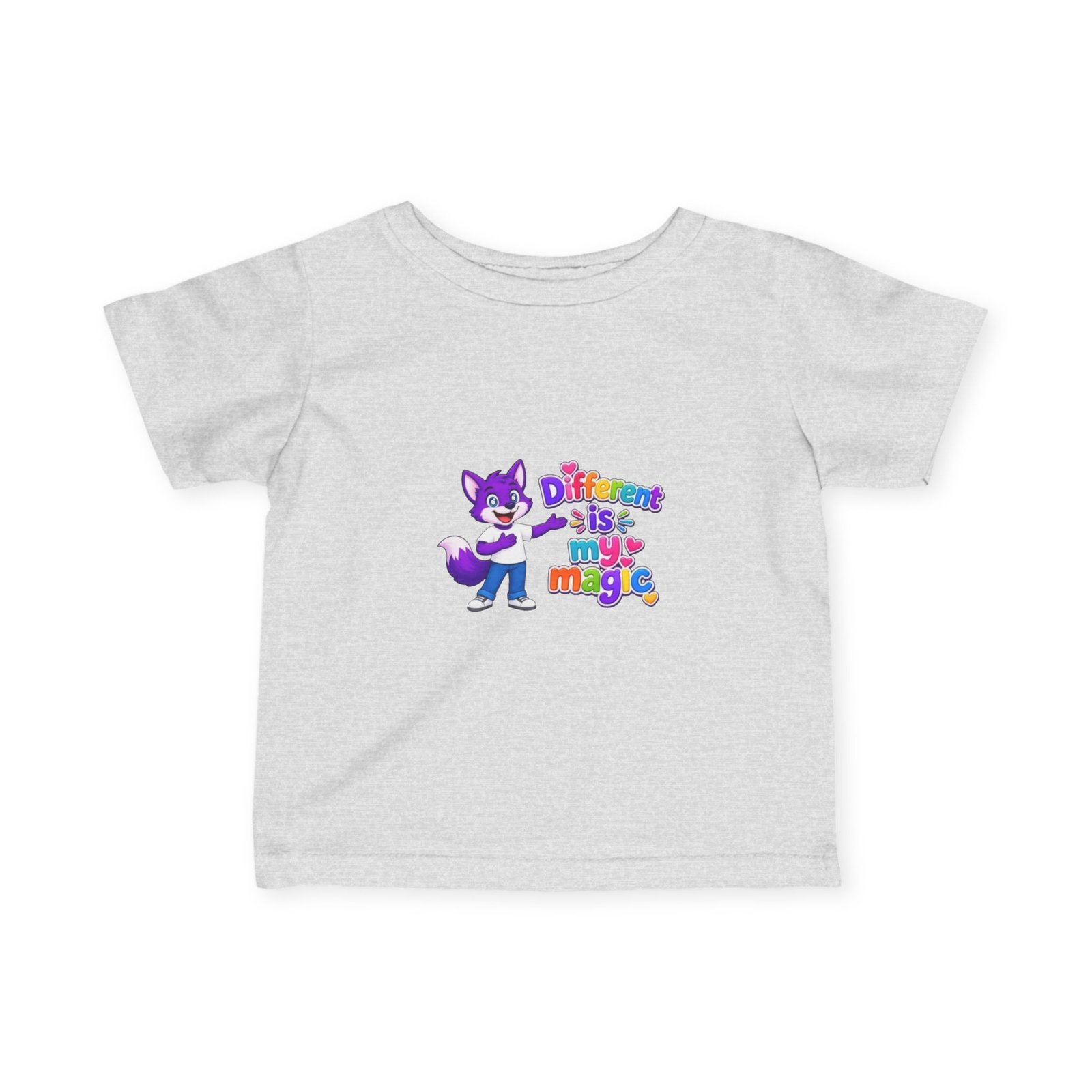 Infant Fine Jersey Tee— "Different is my Magic" - Image 9