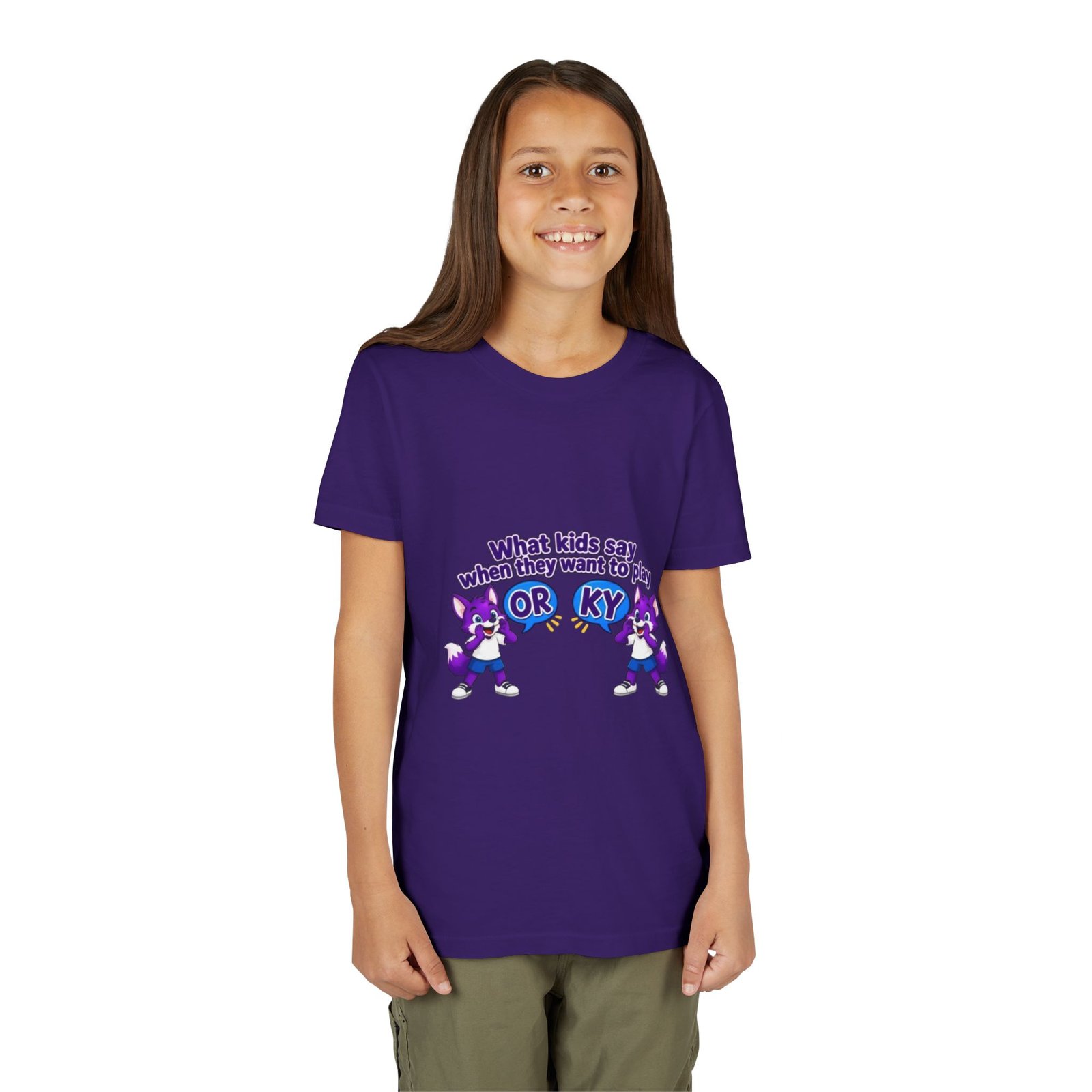 Youth Short Sleeve Tee — "What Kids Say " - Image 84