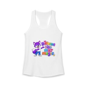 Women's Ideal Racerback Tank__ Different is my magic