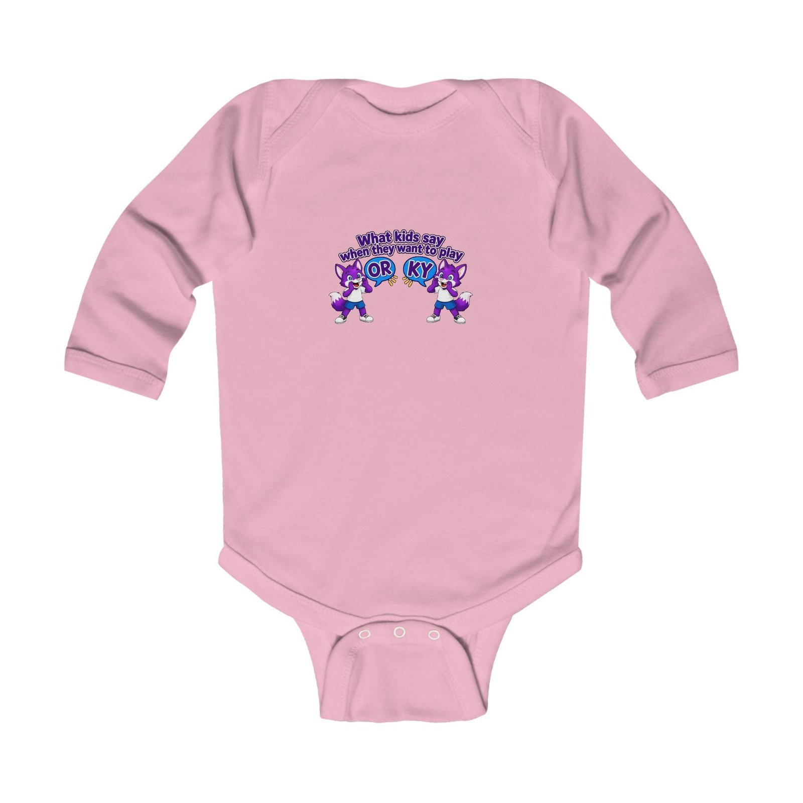 Infant Long Sleeve Bodysuit__"What Kids Say" - Image 13