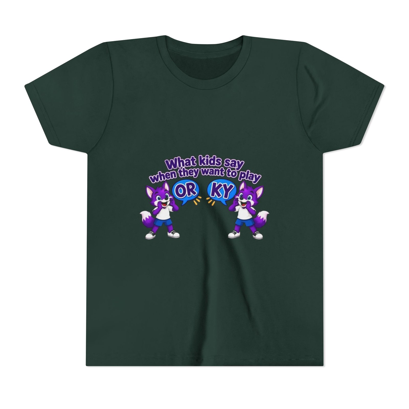 Youth Short Sleeve Tee — "What Kids Say " - Image 45