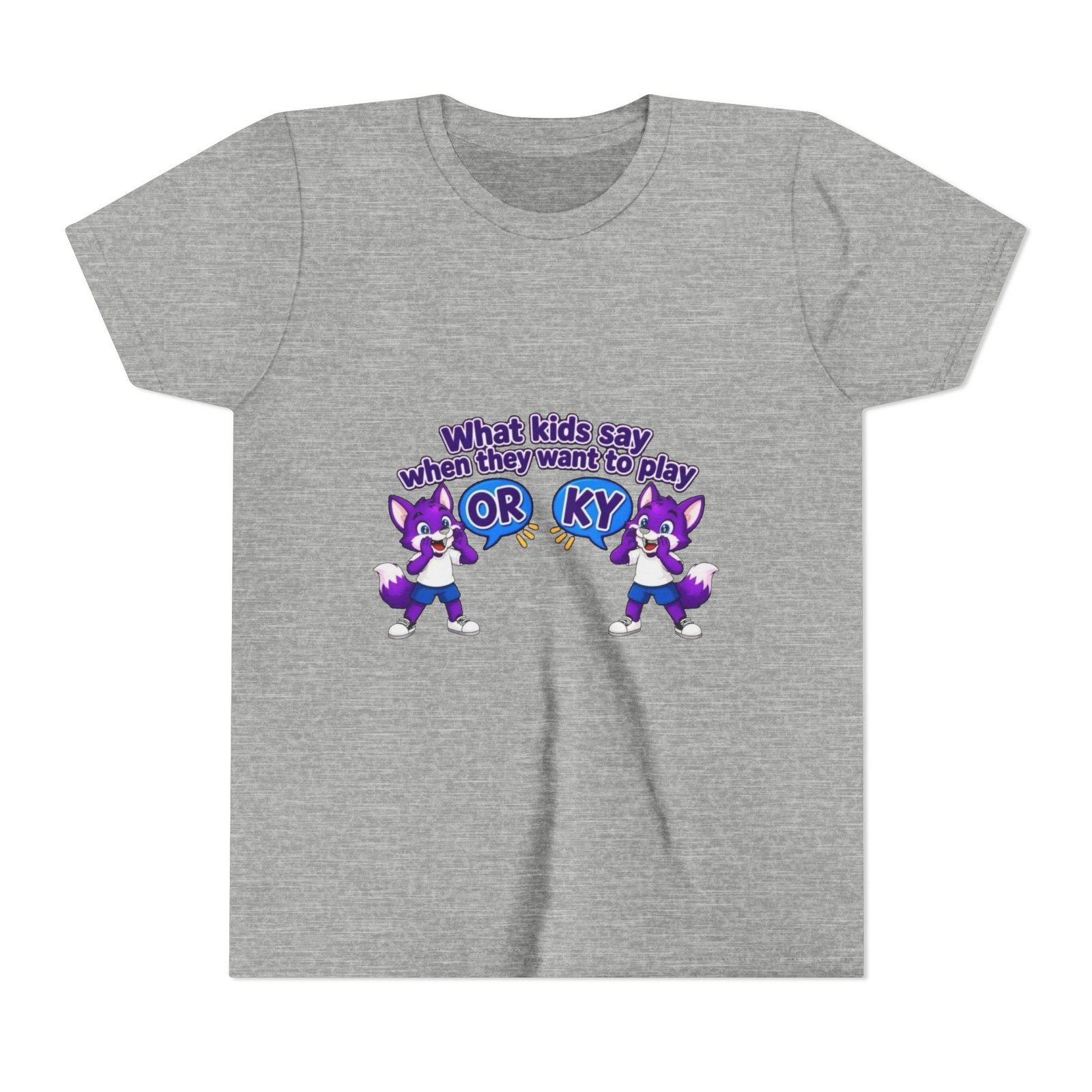 Youth Short Sleeve Tee — "What Kids Say " - Image 49