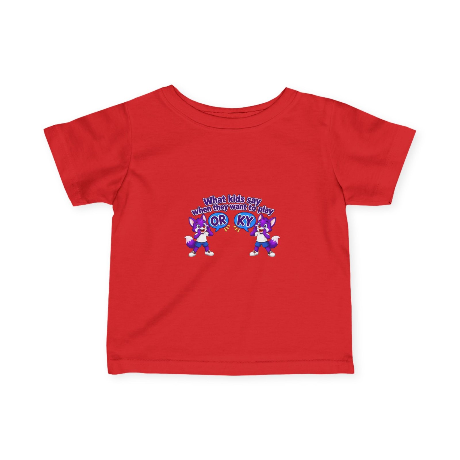 Infant Fine Jersey Tee — "What kids say " - Image 65