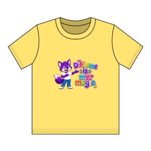 Youth Easy Cotton Tee— "Different Is My Magic"