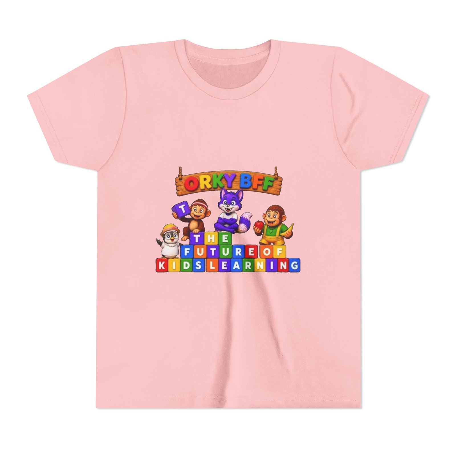 Youth Short Sleeve Tee — 'The Future of Kids Learning' - Image 89