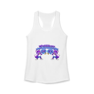 Women's Ideal Racerback Tank__ what kids say Orky