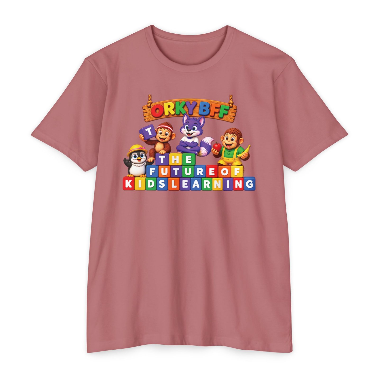 Unisex CVC Jersey T-shirt – "ORKYBFF: The Future of Kids Learning" - Image 41