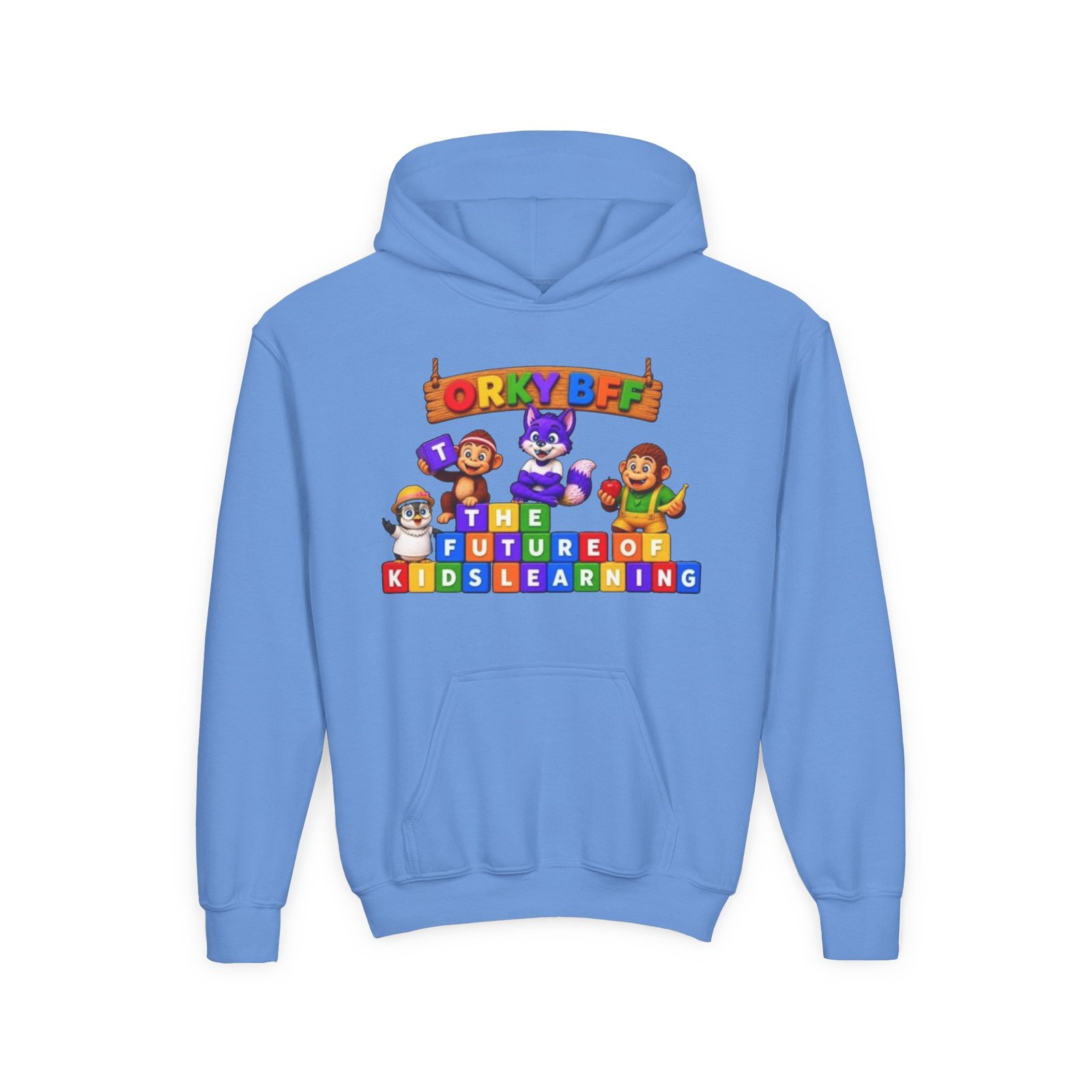 Youth Heavy Blend Hooded Sweatshirt – " The Future of Kids Learning" - Image 37