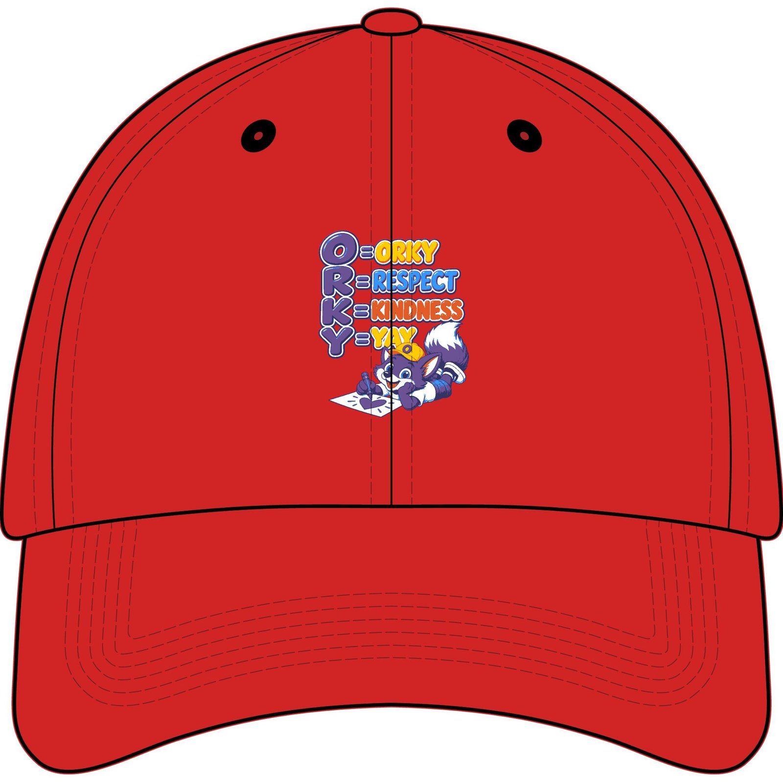 Youth Baseball Cap — "Okay, Respect , Kindness , Yay " - Image 5
