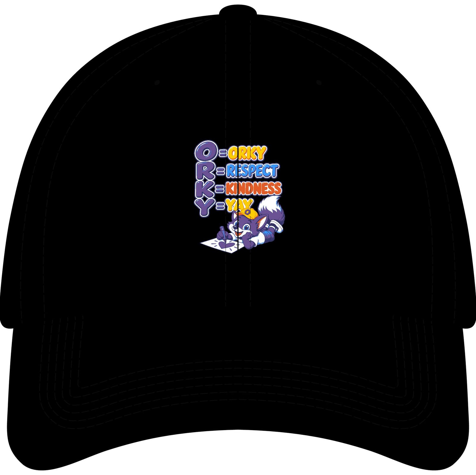 Youth Baseball Cap — "Okay, Respect , Kindness , Yay " - Image 9