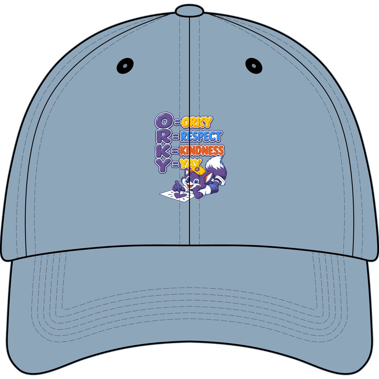 Youth Baseball Cap — "Okay, Respect , Kindness , Yay " - Image 17