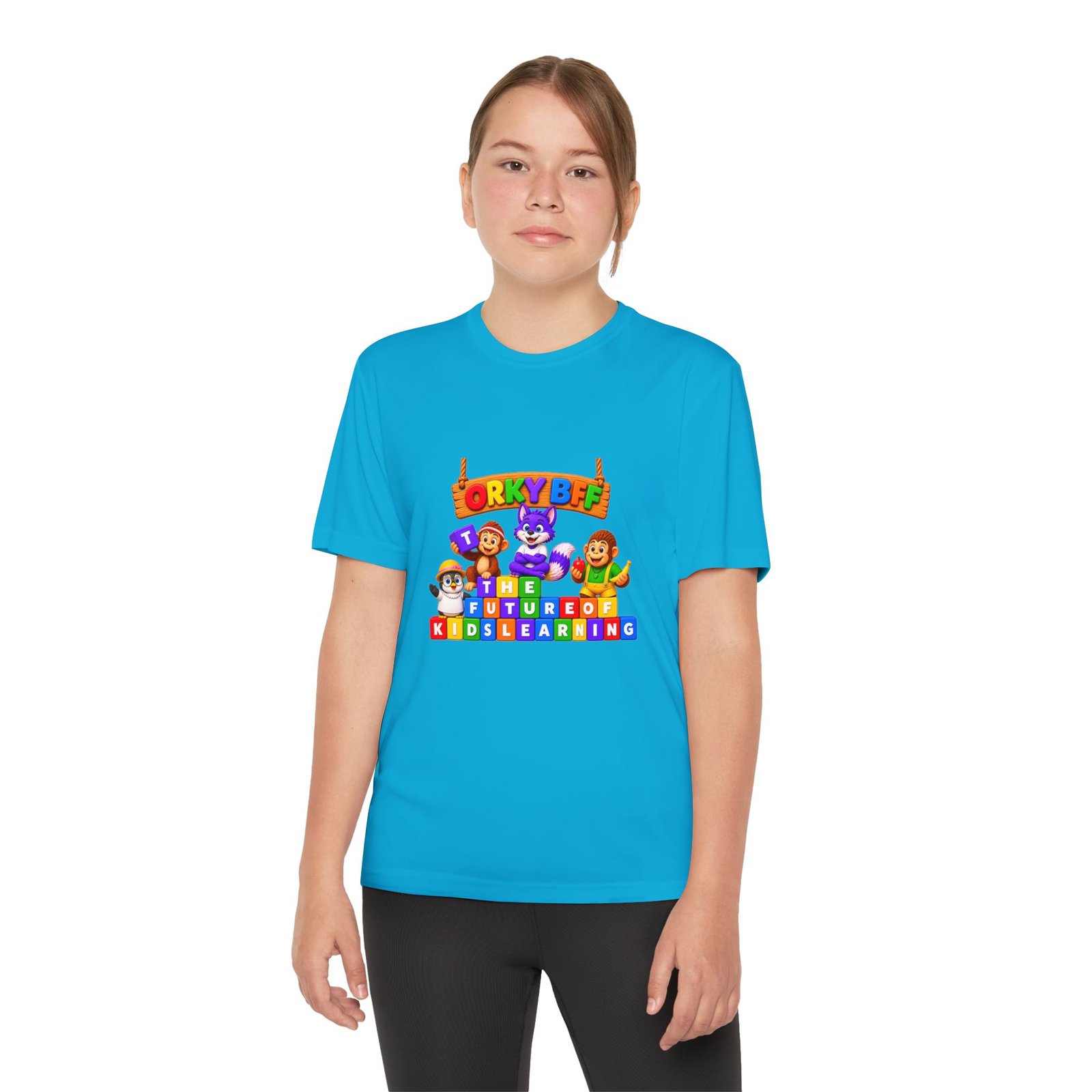 Youth Competitor Tee — 'The Future Kids Learning' - Image 48