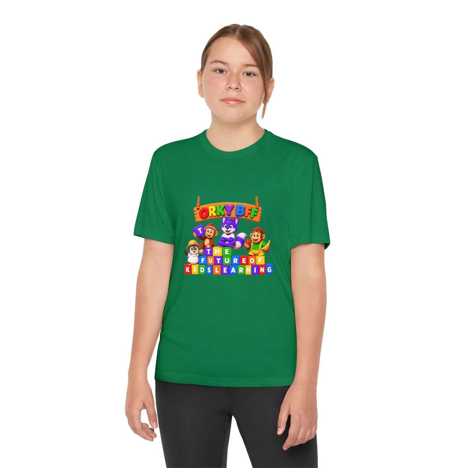 Youth Competitor Tee — 'The Future Kids Learning' - Image 40