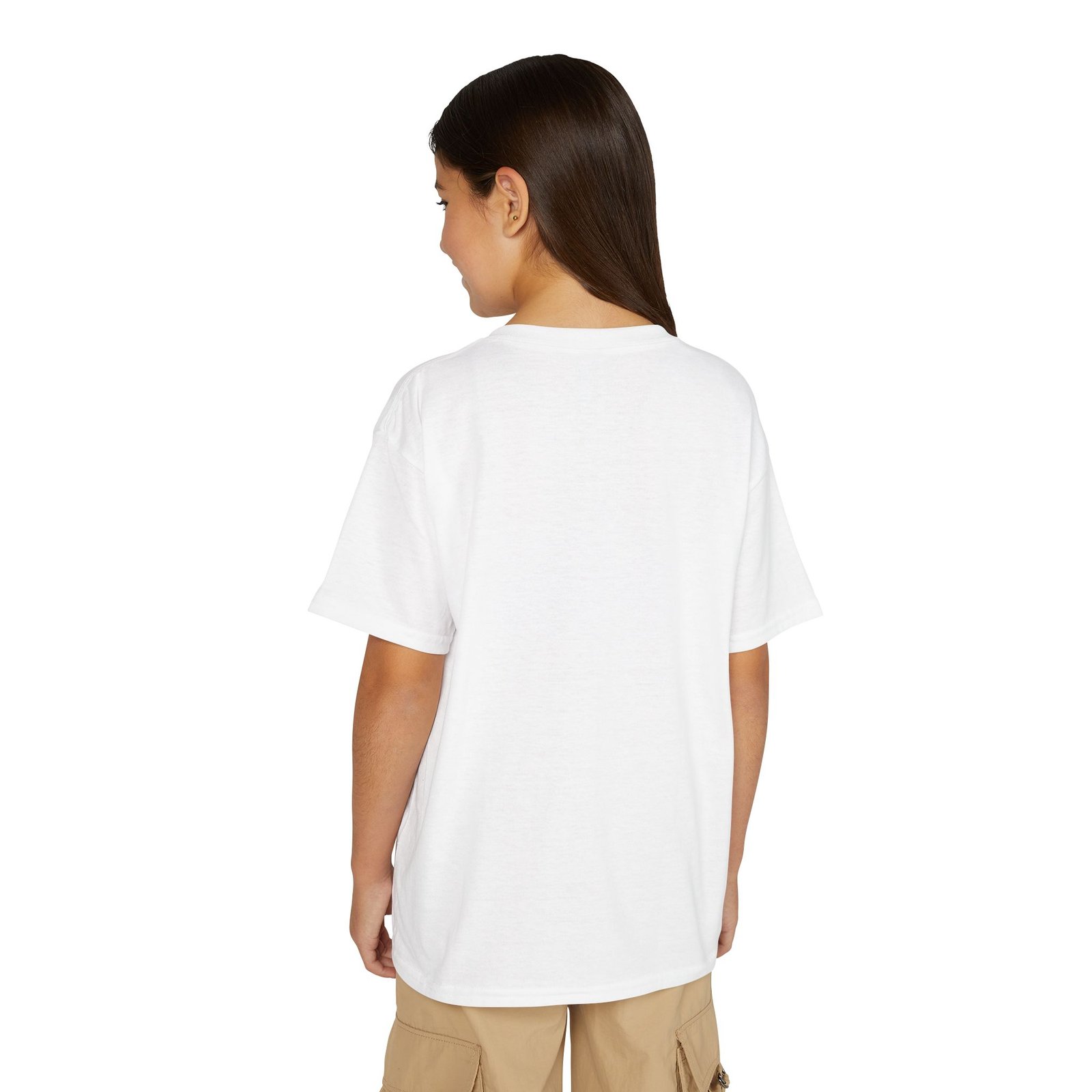 Youth DryBlend® T-Shirt — "Different Is My Magic" Cute Purple Fox - Image 4