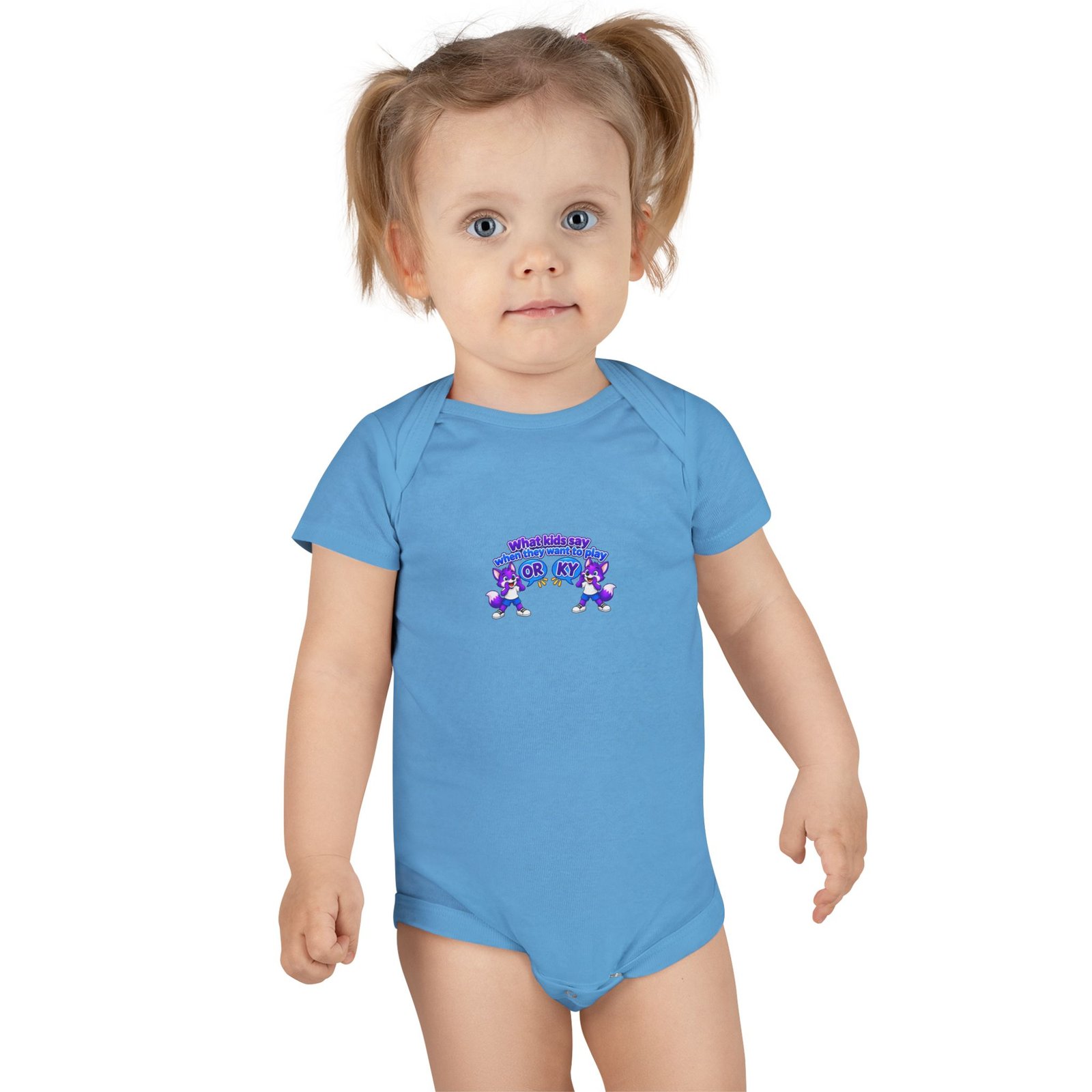 Baby Short Sleeve Onesie® - What Kids Say " - Image 12