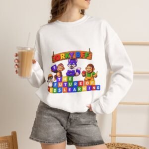 Unisex Heavy Blend™ Crewneck Sweatshirt - 'Orky Bff The Future of Kids Learning'