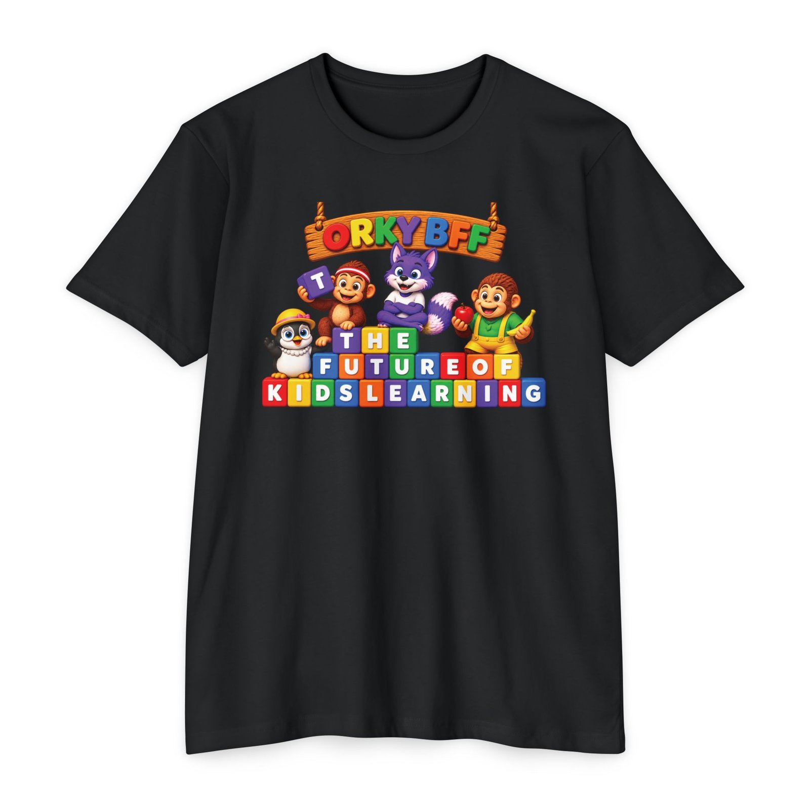 Unisex CVC Jersey T-shirt – "ORKYBFF: The Future of Kids Learning" - Image 31
