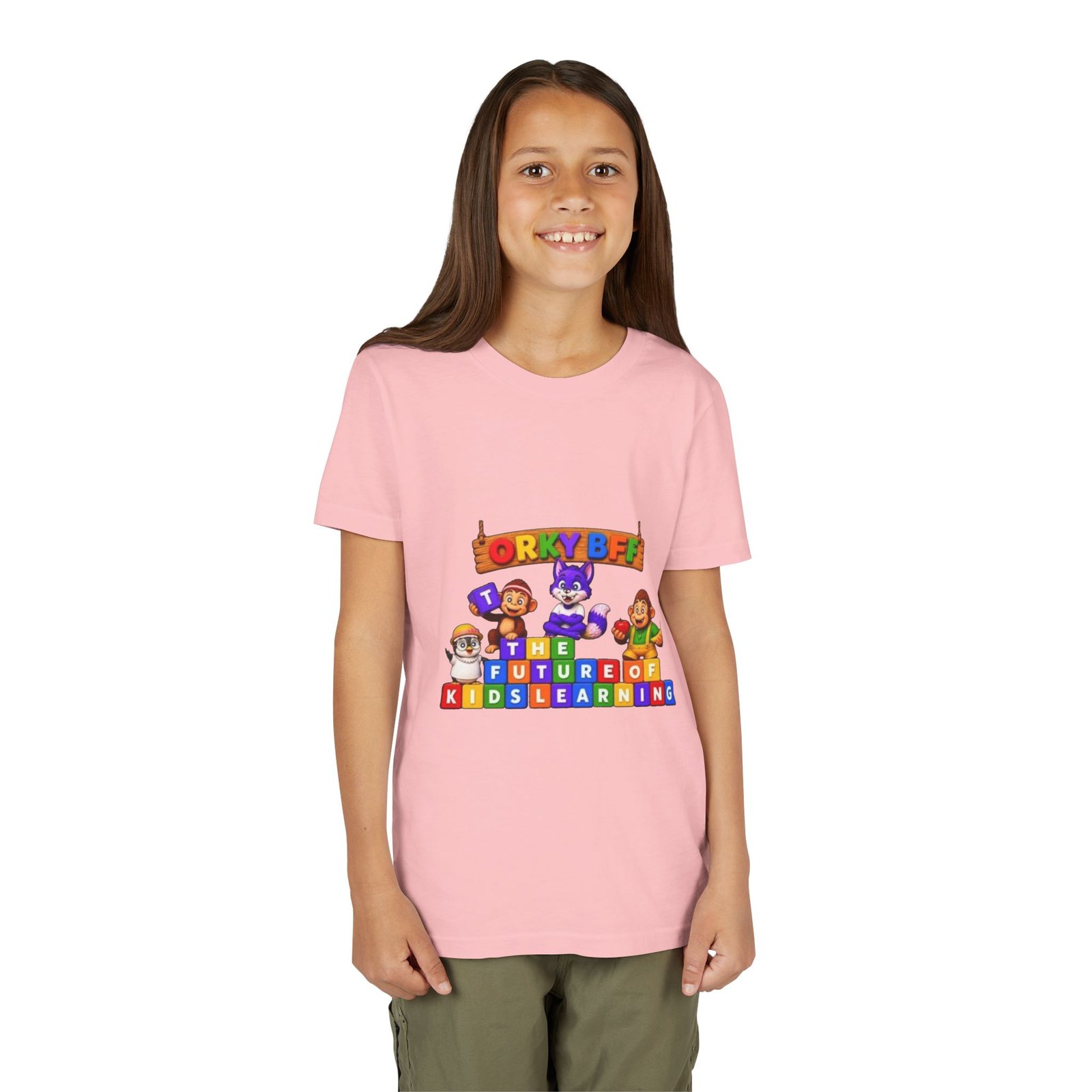 Youth Short Sleeve Tee — 'The Future of Kids Learning' - Image 92